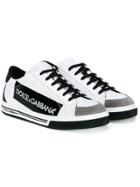 Dolce & Gabbana Kids Logo Lace-up Sneakers - White