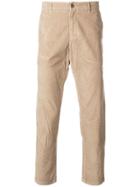 Gucci Creased Corduroy Trousers - Nude & Neutrals