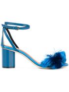 Marco De Vincenzo Fringed Sandals - Blue