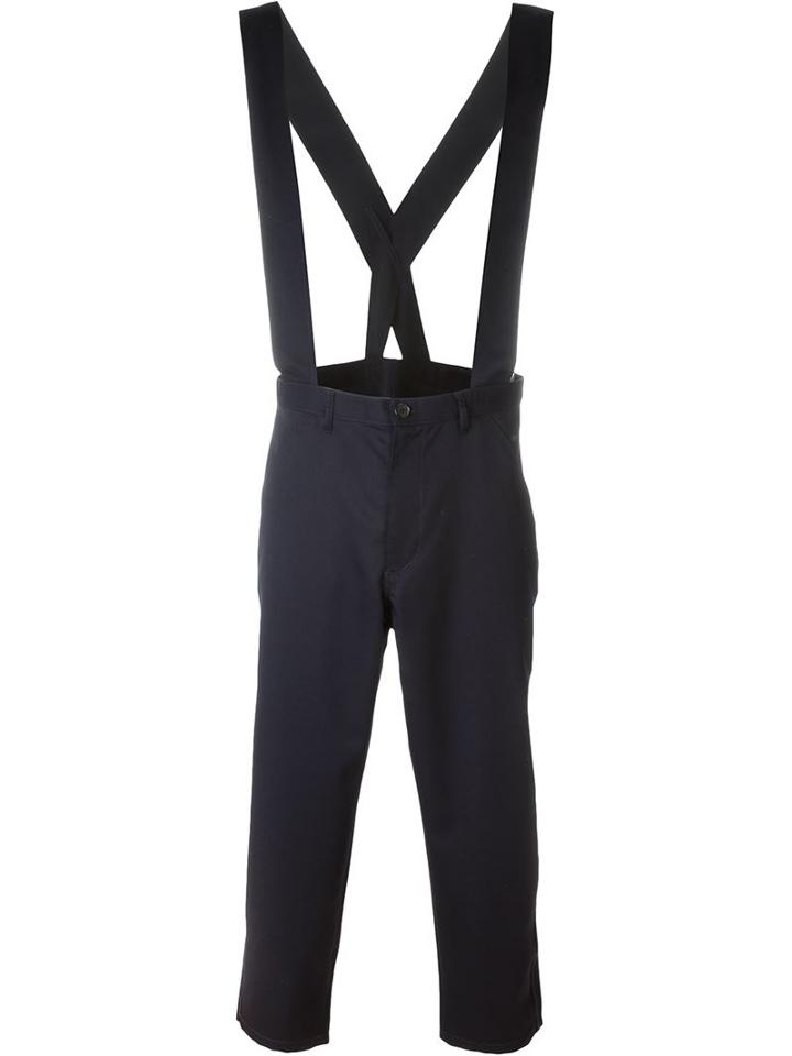 Comme Des Garçons Shirt Cropped Dungarees