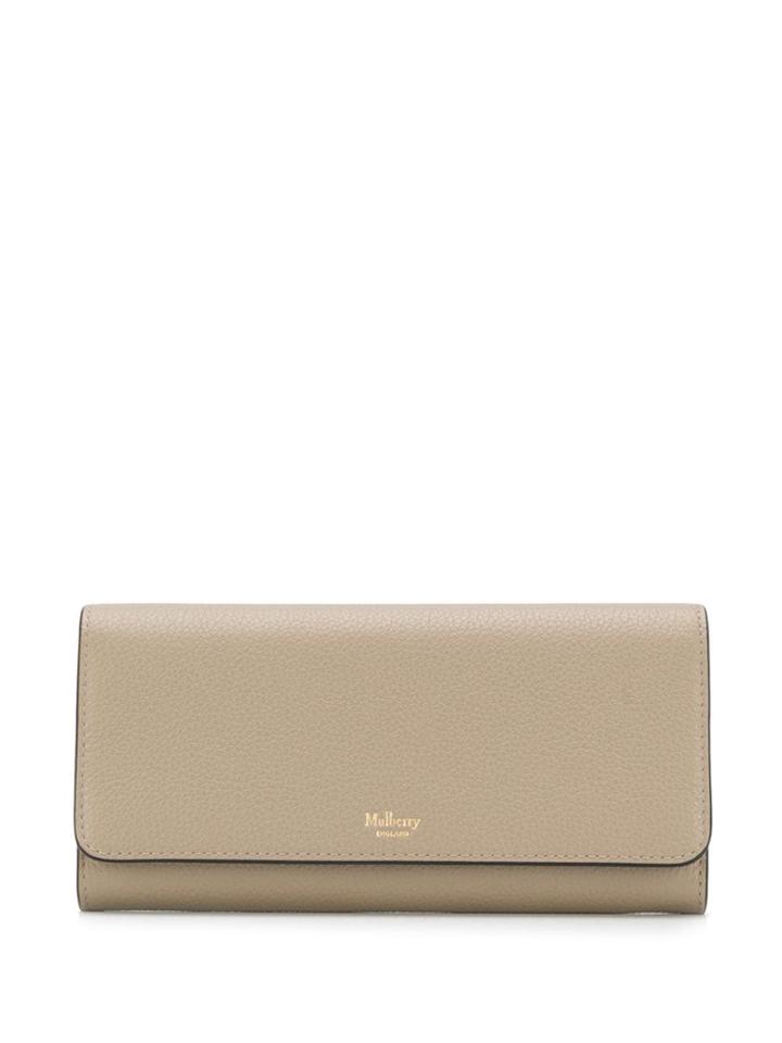 Mulberry Small Continental Wallet - Grey