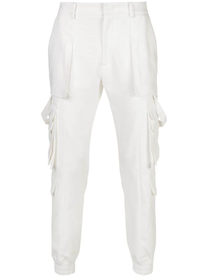 Juun.j Slim Cargo Trousers - White