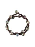 Mignot St Barth 'saline' Bracelet, Women's, Size: Medium, Brown