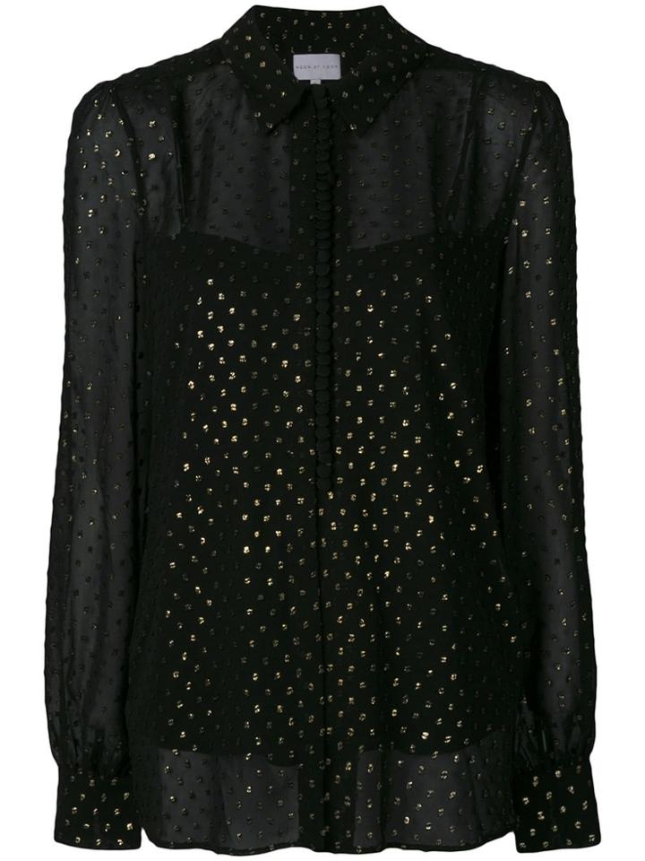 Noon By Noor Corinne Polka Dot Shirt - Black