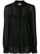 Noon By Noor Corinne Polka Dot Shirt - Black