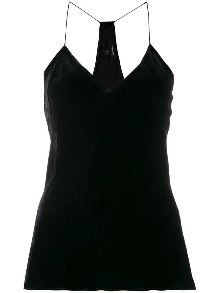 Theory V-neck Camisole Top - Black