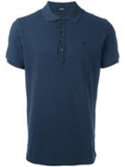 Diesel - Logo Detail Polo Shirt - Men - Cotton/spandex/elastane - S, Blue, Cotton/spandex/elastane