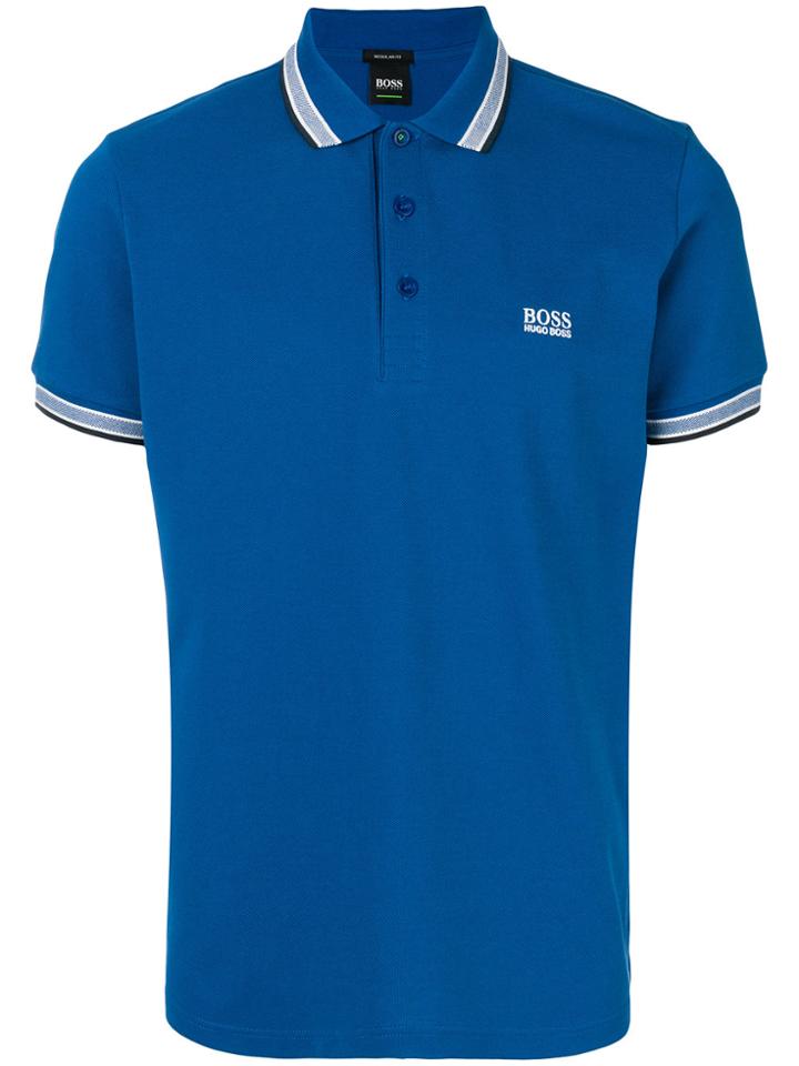 Boss Hugo Boss Logo Polo Shirt - Blue