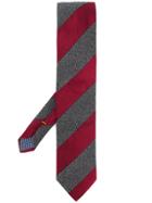 Eton Striped Print Tie - Red