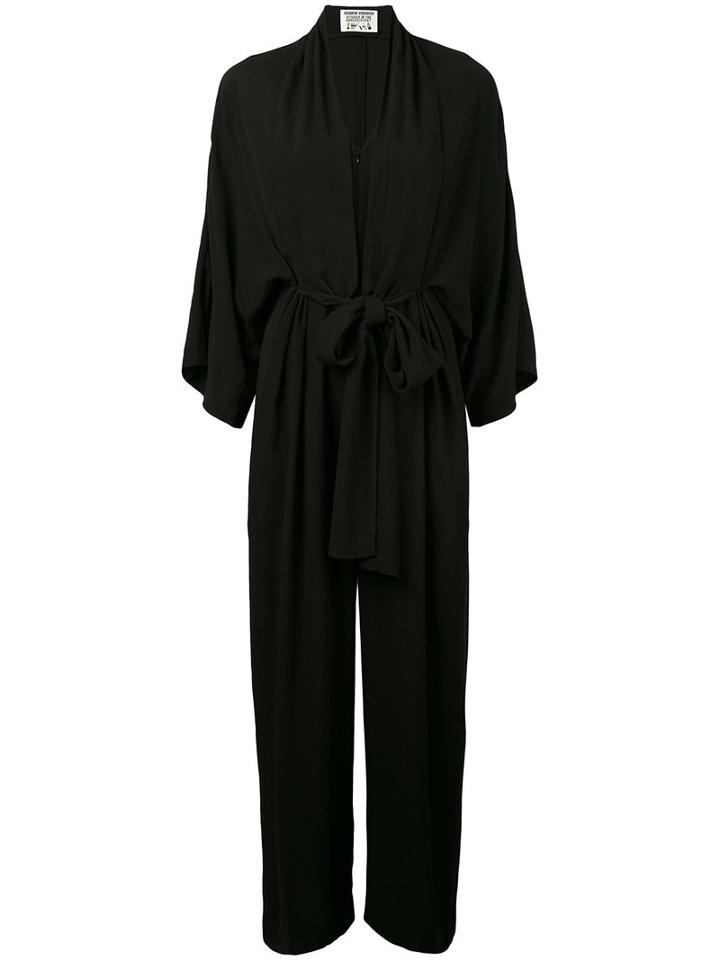 Henrik Vibskov - Loose Fit Jumpsuit - Women - Rayon/viscose - M, Black, Rayon/viscose