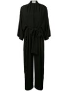 Henrik Vibskov - Loose Fit Jumpsuit - Women - Rayon/viscose - M, Black, Rayon/viscose