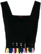 Staud Multi-strap Hem Top - Black