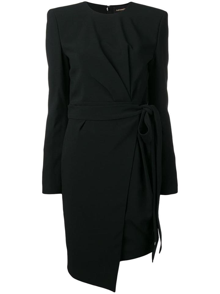 Alexandre Vauthier Tie Waist Dress - Black