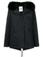 Yves Salomon Army Short Parka - Black