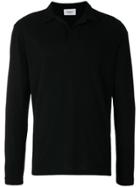 Dondup Long-sleeved Polo Shirt - Black