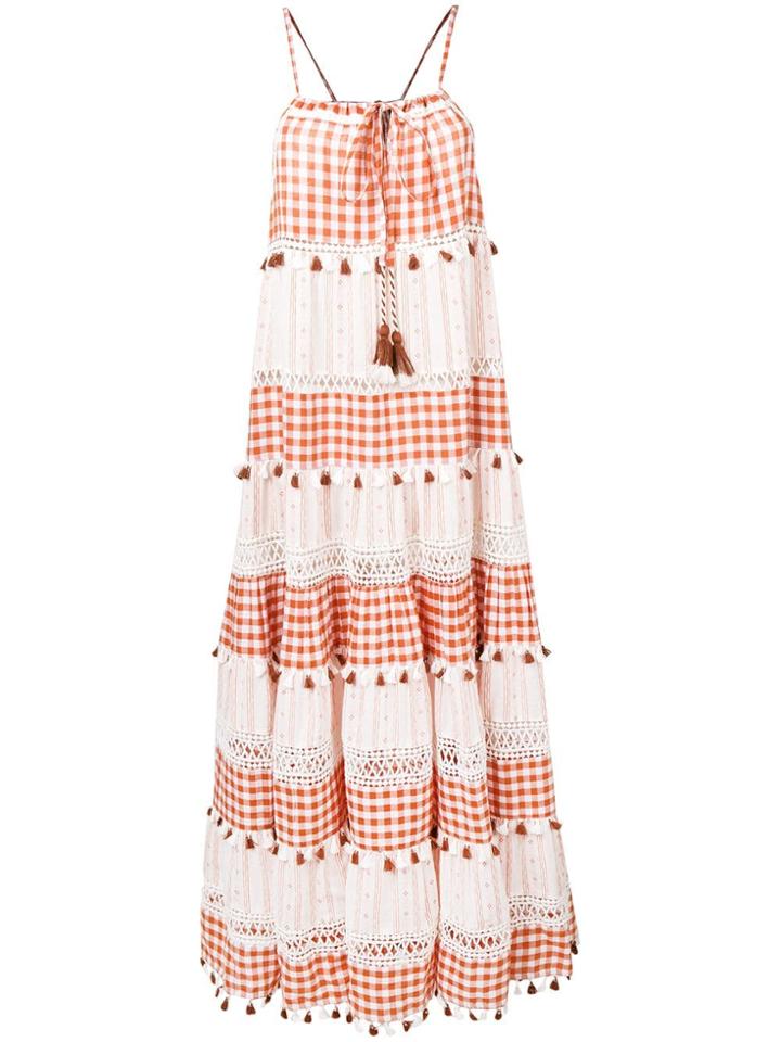 Dodo Bar Or Patricia Ethnic Long Dress - Orange