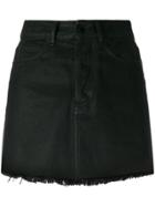 Marcelo Burlon County Of Milan Fringed Mini Skirt - Black