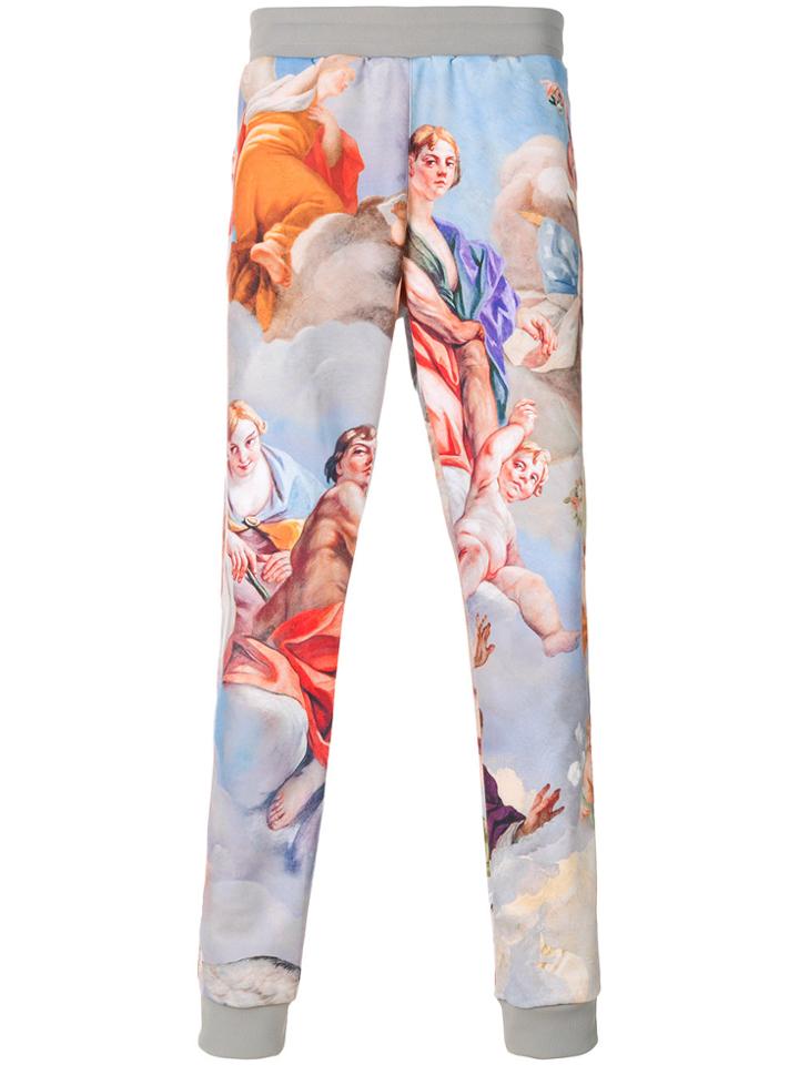 Moschino Baroque Print Sweatpants - Multicolour