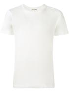 Merz B. Schwanen Round Neck Cotton T-shirt - White