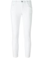 Red Valentino Skinny Jeans, Women's, Size: 28, White, Cotton/spandex/elastane