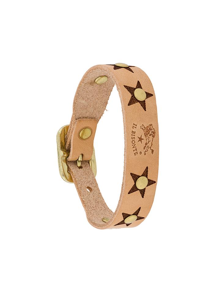 Il Bisonte Star Studded Bracelet - Nude & Neutrals