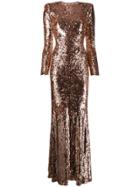 Elisabetta Franchi Embroidered Mermaid Dress - Pink