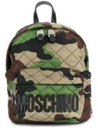 Moschino Camouflage Logo Plaque Backpack - Unavailable