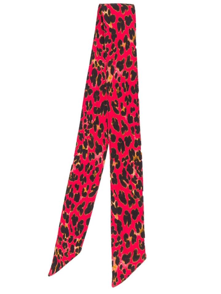 Andamane Short Printed Scarf - Red