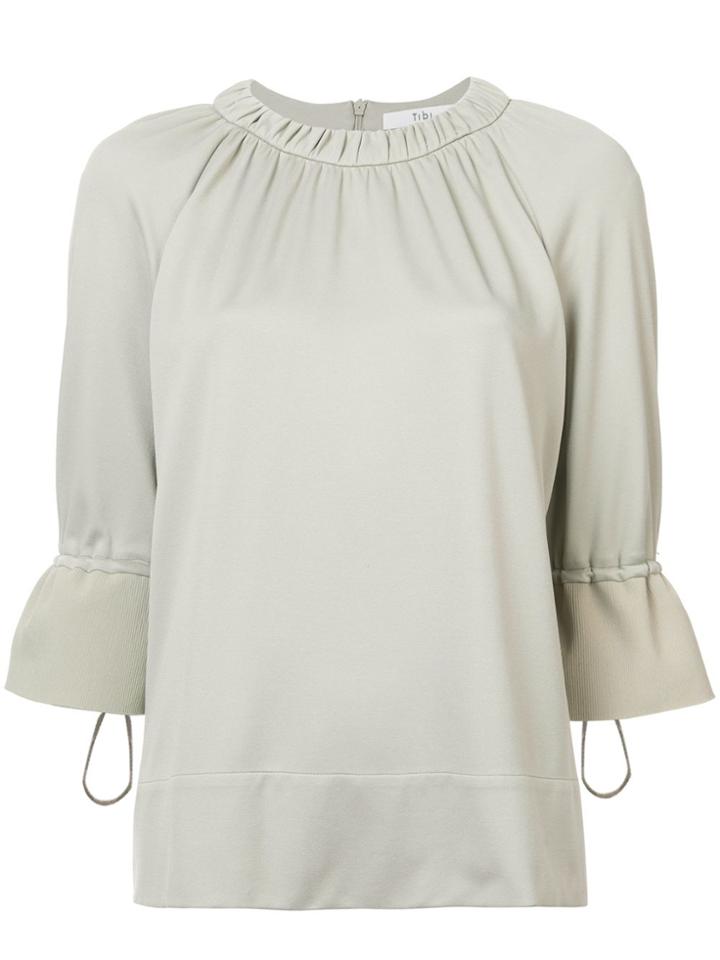 Tibi Astor Blouse - Brown