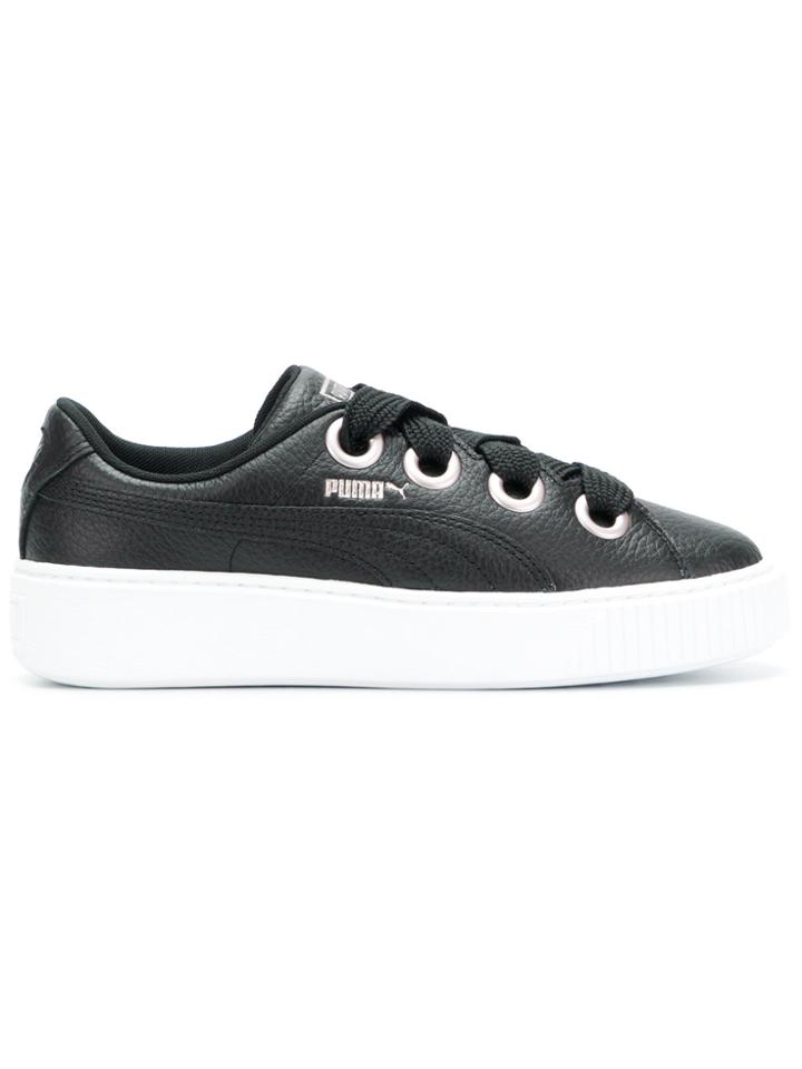 Puma Platform Kiss Sneakers - Black