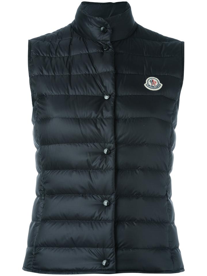 Moncler Sleeveless Gilet, Women's, Size: 2, Black, Polyamide/goose Down
