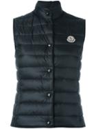 Moncler Sleeveless Gilet, Women's, Size: 2, Black, Polyamide/goose Down