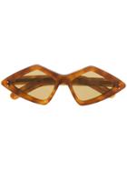 Gucci Eyewear Geometric Sunglasses - Brown
