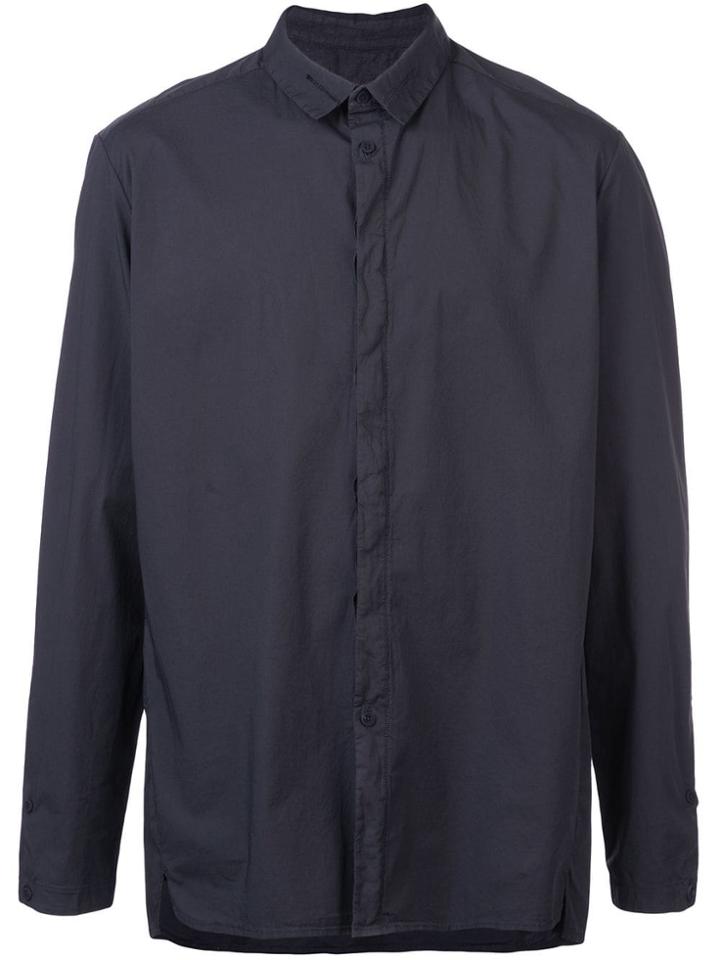 Transit Stitch Detailed Shirt - Grey