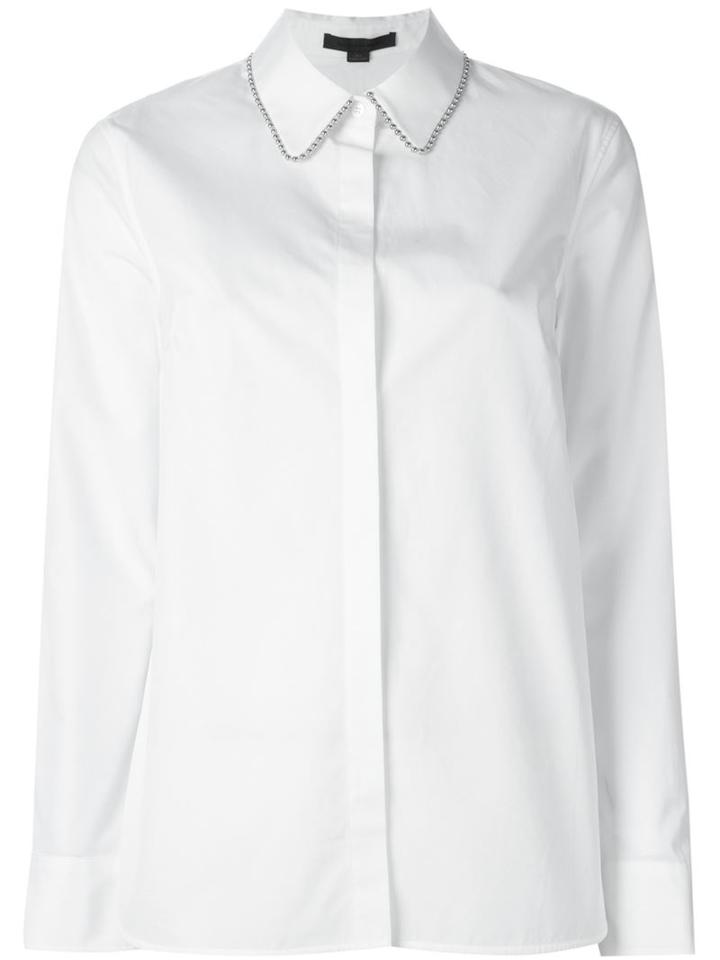 Alexander Wang Beaded Trim Collar Shirt