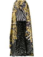 Versace Baroque Print Skirt - White