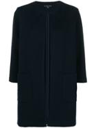 Circolo 1901 Single-breasted Coat - Blue