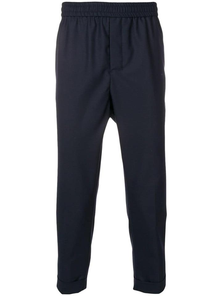 Ami Alexandre Mattiussi Elasticated Waist Chinos - Blue