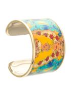 Gold Plated Bracelet, Women's, Blue, Francesca Romana Diana