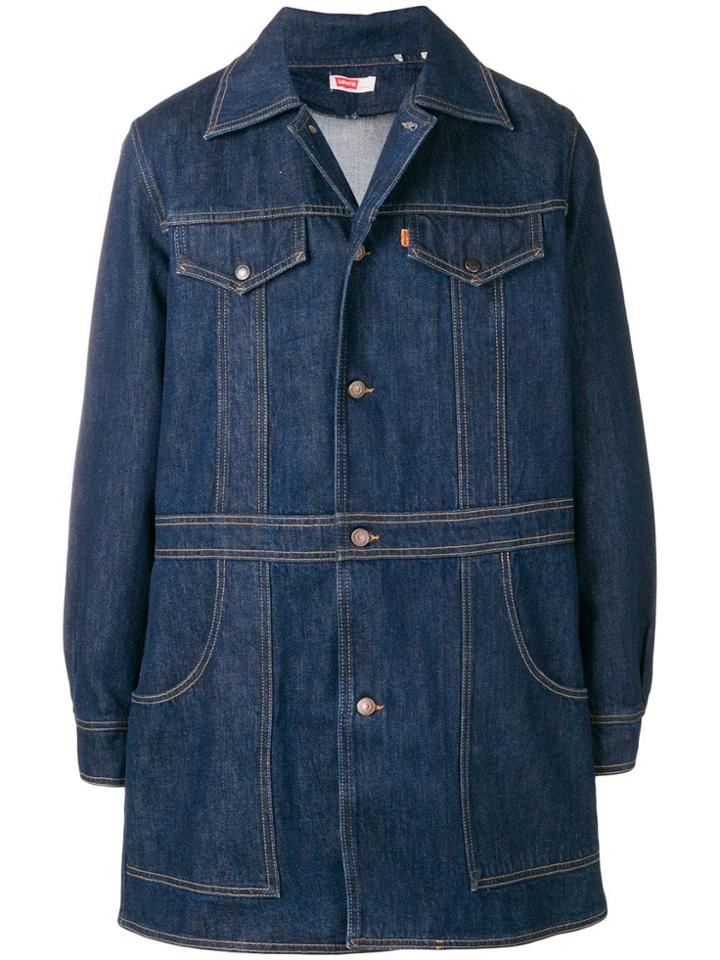 Levi's Vintage Clothing Denim Safari Jacket - Blue