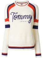 Tommy Hilfiger Baseball Sweater - Nude & Neutrals
