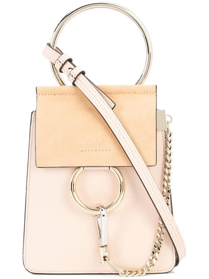 Chloé Mini Faye Bracelet Bag - Nude & Neutrals