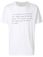 Wood Wood Slogan Short-sleeve T-shirt - White