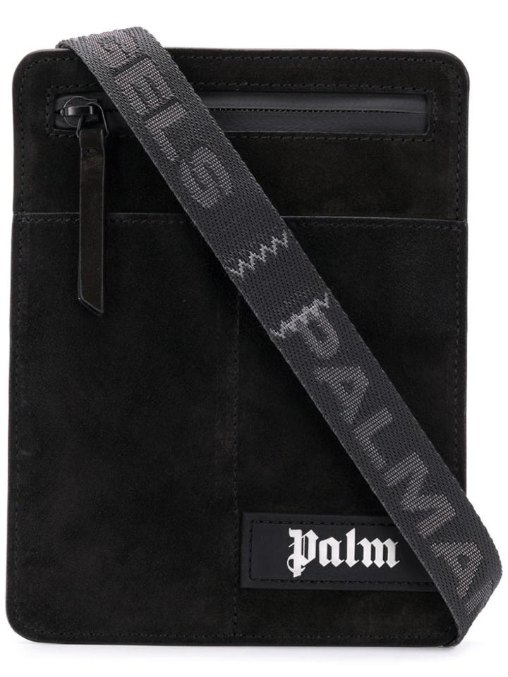 Palm Angels Logo Messenger Bag - Black