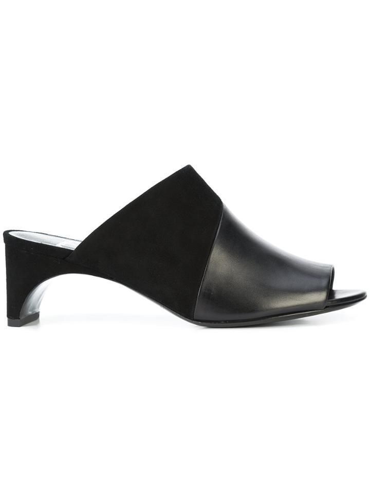 Pierre Hardy Cut Mules - Black