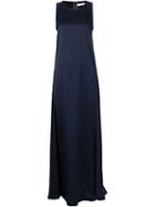 Chloé Sleeveless Evening Gown, Women's, Size: 36, Blue, Silk/viscose