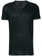 Avant Toi Distressed Effect T-shirt - Black