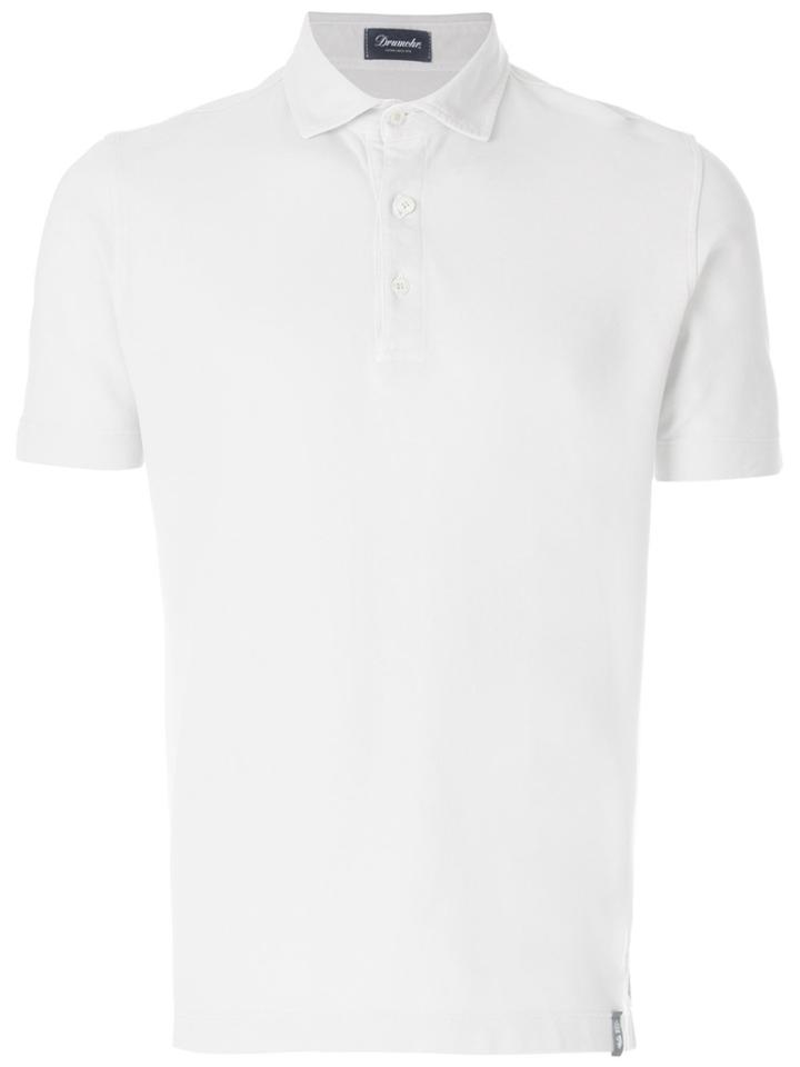 Drumohr Short Sleeved Polo Shirt - Nude & Neutrals
