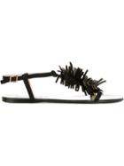 Anna Baiguera Fringed Flat Sandals