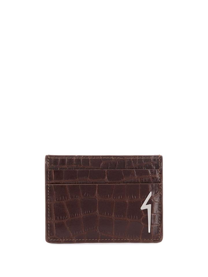 Giuseppe Zanotti Albert Flash Card Case - Brown